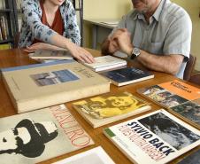 Biblioteca do MIS-PR reabre para o público . Foto: Divulgação/SECC