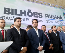 O governador Carlos Massa Ratinho Junior lançou o Programa de Revitalização das Estradas, que vai beneficiar todas as regiões do Paraná.
Foto Gilson Abreu/ANPr