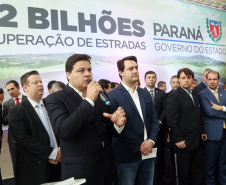 O governador Carlos Massa Ratinho Junior lançou o Programa de Revitalização das Estradas, que vai beneficiar todas as regiões do Paraná.
Foto Gilson Abreu/ANPr
