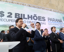 O governador Carlos Massa Ratinho Junior lançou o Programa de Revitalização das Estradas, que vai beneficiar todas as regiões do Paraná.
Foto Gilson Abreu/ANPr