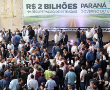 O governador Carlos Massa Ratinho Junior lançou o Programa de Revitalização das Estradas, que vai beneficiar todas as regiões do Paraná.
Foto Gilson Abreu/ANPr