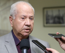 Reunião entre a secretaria do Planejamento e BRDE. Na foto, o  diretor administratido do BRDE, Borges da Silveira Foto: José Fernando Ogura. 09/05/2019
