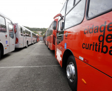 O governador Carlos Massa Ratinho Junior destina recursos para subsidiar o transporte coletivo de Curitiba. Participaram da solenidade: prefeito de Curitiba, Rafael Greca de Macedo; secretário de Desenvolvimento Urbano, João Carlos Ortega; presidente da Comec, Gilson dos Santos; entre outros.Curitiba, 09-05-19.Foto: Arnaldo Alves / ANPr.