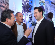 A TV Paraná Turismo foi lançada nesta segunda-feira (13), no Canal da Música, em Curitiba, sede da emissora, com a presença do governador Carlos Massa Ratinho Junior. A estreia da grade será nesta terça-feira, às 20 horas, com o programa AgroTur, dedicado ao turismo rural.. Curitiba,13/05/2019 Foto: Rodrigo Felix Leal/ ANPr