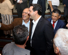 A TV Paraná Turismo foi lançada nesta segunda-feira (13), no Canal da Música, em Curitiba, sede da emissora, com a presença do governador Carlos Massa Ratinho Junior. A estreia da grade será nesta terça-feira, às 20 horas, com o programa AgroTur, dedicado ao turismo rural.. Curitiba,13/05/2019 Foto: Jaelson Lucas/ ANPr