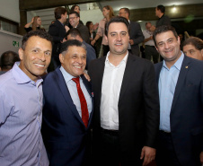 A TV Paraná Turismo foi lançada nesta segunda-feira (13), no Canal da Música, em Curitiba, sede da emissora, com a presença do governador Carlos Massa Ratinho Junior. A estreia da grade será nesta terça-feira, às 20 horas, com o programa AgroTur, dedicado ao turismo rural.. Curitiba,13/05/2019 Foto:Jaelson Lucas / ANPr