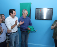  O governador Carlos Massa Ratinho Junior também inaugurou nesta quinta-feira (16) o CMEI José Prestes Neto, no Jardim Alvorada, em Maringá. O prédio de 3 mil metros quadrados tem capacidade para até 500 alunos do berçário ao 5° ano.Foto Rodrigo Felix Leal/ANPr