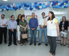  O governador Carlos Massa Ratinho Junior também inaugurou nesta quinta-feira (16) o CMEI José Prestes Neto, no Jardim Alvorada, em Maringá. O prédio de 3 mil metros quadrados tem capacidade para até 500 alunos do berçário ao 5° ano.Foto Rodrigo Felix Leal/ANPr