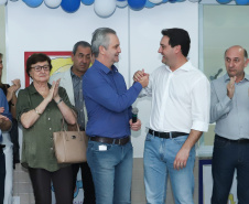  O governador Carlos Massa Ratinho Junior também inaugurou nesta quinta-feira (16) o CMEI José Prestes Neto, no Jardim Alvorada, em Maringá. O prédio de 3 mil metros quadrados tem capacidade para até 500 alunos do berçário ao 5° ano.Foto Rodrigo Felix Leal/ANPr