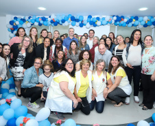  O governador Carlos Massa Ratinho Junior também inaugurou nesta quinta-feira (16) o CMEI José Prestes Neto, no Jardim Alvorada, em Maringá. O prédio de 3 mil metros quadrados tem capacidade para até 500 alunos do berçário ao 5° ano.Foto Rodrigo Felix Leal/ANPr