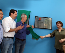  O governador Carlos Massa Ratinho Junior também inaugurou nesta quinta-feira (16) o CMEI José Prestes Neto, no Jardim Alvorada, em Maringá. O prédio de 3 mil metros quadrados tem capacidade para até 500 alunos do berçário ao 5° ano.Foto Gilson Abreu/ANPr