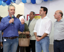  O governador Carlos Massa Ratinho Junior também inaugurou nesta quinta-feira (16) o CMEI José Prestes Neto, no Jardim Alvorada, em Maringá. O prédio de 3 mil metros quadrados tem capacidade para até 500 alunos do berçário ao 5° ano.Foto Gilson Abreu/ANPr