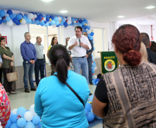  O governador Carlos Massa Ratinho Junior também inaugurou nesta quinta-feira (16) o CMEI José Prestes Neto, no Jardim Alvorada, em Maringá. O prédio de 3 mil metros quadrados tem capacidade para até 500 alunos do berçário ao 5° ano.Foto Gilson Abreu/ANPr