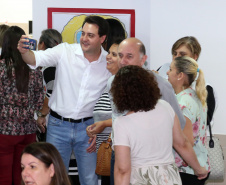  O governador Carlos Massa Ratinho Junior também inaugurou nesta quinta-feira (16) o CMEI José Prestes Neto, no Jardim Alvorada, em Maringá. O prédio de 3 mil metros quadrados tem capacidade para até 500 alunos do berçário ao 5° ano.Foto Gilson Abreu/ANPr