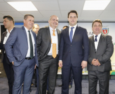 Programa de concessões na área da infraestrutura, projetos de parcerias público-privadas e um ambiente propício para negócios tornam o Paraná o Estado atrativo para investidores. A avaliação é do governador Carlos Massa Ratinho Junior, que abriu nesta terça-feira (21) a segunda edição do Paraná Day. Foto: Arnaldo Alves/ANPr
