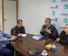 Comec recebe Vicente Loureiro, ex-diretor da Câmara Metropolitana do Rio de Janeiro para debater PDUI.
Curitiba, 21/05/2019
Foto: Maurilio Cheli