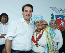 O governador Carlos Massa Ratinho Junior disse nesta quarta-feira (22), no lançamento oficial da Superintendência Geral de Diálogo e Interação Social (Sudis), que o Governo do Paraná está aberto ao diálogo e vai trabalhar diariamente para atender as demandas de todos os setores da sociedade, principalmente dos mais necessitados, em respeito ao compromisso com a construção de um Estado moderno e protetivo.Foto: Rodrigo Felix Leal/ANPr