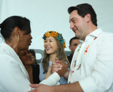 O governador Carlos Massa Ratinho Junior disse nesta quarta-feira (22), no lançamento oficial da Superintendência Geral de Diálogo e Interação Social (Sudis), que o Governo do Paraná está aberto ao diálogo e vai trabalhar diariamente para atender as demandas de todos os setores da sociedade, principalmente dos mais necessitados, em respeito ao compromisso com a construção de um Estado moderno e protetivo.Foto: Rodrigo Felix Leal/ANPr