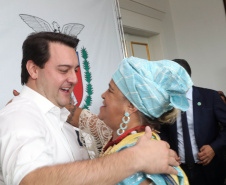 O governador Carlos Massa Ratinho Junior disse nesta quarta-feira (22), no lançamento oficial da Superintendência Geral de Diálogo e Interação Social (Sudis), que o Governo do Paraná está aberto ao diálogo e vai trabalhar diariamente para atender as demandas de todos os setores da sociedade, principalmente dos mais necessitados, em respeito ao compromisso com a construção de um Estado moderno e protetivo.Foto: Gilson Abreu/ANPr