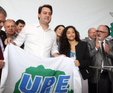 O governador Carlos Massa Ratinho Junior disse nesta quarta-feira (22), no lançamento oficial da Superintendência Geral de Diálogo e Interação Social (Sudis), que o Governo do Paraná está aberto ao diálogo e vai trabalhar diariamente para atender as demandas de todos os setores da sociedade, principalmente dos mais necessitados, em respeito ao compromisso com a construção de um Estado moderno e protetivo.Foto: Gilson Abreu/ANPr