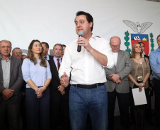 O governador Carlos Massa Ratinho Junior disse nesta quarta-feira (22), no lançamento oficial da Superintendência Geral de Diálogo e Interação Social (Sudis), que o Governo do Paraná está aberto ao diálogo e vai trabalhar diariamente para atender as demandas de todos os setores da sociedade, principalmente dos mais necessitados, em respeito ao compromisso com a construção de um Estado moderno e protetivo.Foto: Gilson Abreu/ANPr