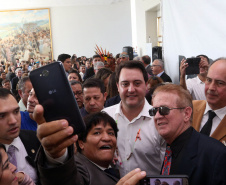 O governador Carlos Massa Ratinho Junior disse nesta quarta-feira (22), no lançamento oficial da Superintendência Geral de Diálogo e Interação Social (Sudis), que o Governo do Paraná está aberto ao diálogo e vai trabalhar diariamente para atender as demandas de todos os setores da sociedade, principalmente dos mais necessitados, em respeito ao compromisso com a construção de um Estado moderno e protetivo.Foto: Gilson Abreu/ANPr