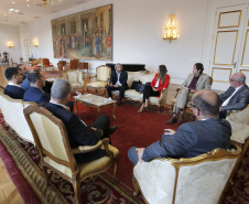 Reunião com representantes da Microsoft.  Curitiba, 22-05-19.Foto: Arnaldo Alves / ANPr.
