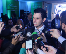 A Usina Hidrelétrica Baixo Iguaçu, último aproveitamento energético do Rio Iguaçu, foi inaugurada nesta quinta-feira (23) em Capanema, no Sudoeste do Estado. O empreendimento foi construído por um consórcio formado pela Copel e a Neonergia e recebeu investimento de R$ 2,3 bilhões. Foto: Rodrigo Felix Leal/ANPr