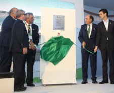 A Usina Hidrelétrica Baixo Iguaçu, último aproveitamento energético do Rio Iguaçu, foi inaugurada nesta quinta-feira (23) em Capanema, no Sudoeste do Estado