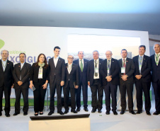 A Usina Hidrelétrica Baixo Iguaçu, último aproveitamento energético do Rio Iguaçu, foi inaugurada nesta quinta-feira (23) em Capanema, no Sudoeste do Estado