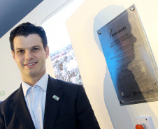 A Usina Hidrelétrica Baixo Iguaçu, último aproveitamento energético do Rio Iguaçu, foi inaugurada nesta quinta-feira (23) em Capanema, no Sudoeste do Estado