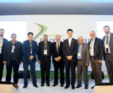 A Usina Hidrelétrica Baixo Iguaçu, último aproveitamento energético do Rio Iguaçu, foi inaugurada nesta quinta-feira (23) em Capanema, no Sudoeste do Estado