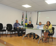 A Secretaria da Saúde do Paraná realiza nesta segunda e terça-feira (27 e 28), em Curitiba, capacitação para profissionais de atuam no Programa Estadual de Controle do Tabagismo e que serão multiplicadores das informações em seus municípios.  -  Curitiba, 27/05/2019  -  Foto:  Américo Antonio Jr.