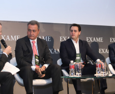 Governador Carlos Massa Ratinho Junior participa em São Paulo, na Amcham Brasil, do Exame Fórum PPPs e Concessões  -  São Paulo, 28/05/2019  -  Foto: Rodrigo Félix Leal/ANPr