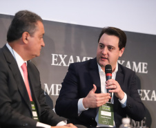Governador Carlos Massa Ratinho Junior participa em São Paulo, na Amcham Brasil, do Exame Fórum PPPs e Concessões  -  São Paulo, 28/05/2019  -  Foto: Rodrigo Félix Leal/ANPr