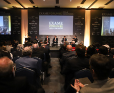 Governador Carlos Massa Ratinho Junior participa em São Paulo, na Amcham Brasil, do Exame Fórum PPPs e Concessões  -  São Paulo, 28/05/2019  -  Foto: Rodrigo Félix Leal/ANPr