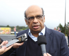 “A mensagem que fica desta operação é que estamos atentos para combater a sonegação, uma concorrência desleal dentro do mercado, atividade criminosa que distorce a capacidade de investimento por parte do Estado”, destacou o secretário da Fazenda, Renê de Oliveira Garcia Júnior. . Foto: José Fernando Ogura/ANPr - 30/05/2019