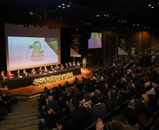 Governador Carlos Massa Ratinho Junior participa das comemorações de 72 anos do Tribunal de Contas do Estado do Paraná.  -  Curitiba, 03/06/2019  -  Foto: Rodrigo Félix Leal/ANPr