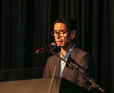 O governador Carlos Massa Ratinho Junior lança nesta terça-feira (04) no  auditório Poty Lazzarotto do Museu Oscar Niemeyer,  a campanha Junho Paraná Sem Drogas. O mês inteiro será dedicado à conscientização e prevenção quanto ao uso de entorpecentes.  Curitiba, 04/06/2019 -Foto: Geraldo Bubniak/ANPr