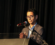 O governador Carlos Massa Ratinho Junior lança nesta terça-feira (04) no  auditório Poty Lazzarotto do Museu Oscar Niemeyer,  a campanha Junho Paraná Sem Drogas. O mês inteiro será dedicado à conscientização e prevenção quanto ao uso de entorpecentes.  Curitiba, 04/06/2019 -Foto: Geraldo Bubniak/ANPr