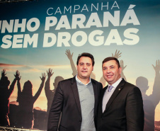 O governador Carlos Massa Ratinho Junior lança nesta terça-feira (04) no  auditório Poty Lazzarotto do Museu Oscar Niemeyer,  a campanha Junho Paraná Sem Drogas. O mês inteiro será dedicado à conscientização e prevenção quanto ao uso de entorpecentes.  Curitiba, 04/06/2019 -Foto: Geraldo Bubniak/ANPr