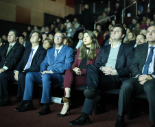 O governador Carlos Massa Ratinho Junior lançou nesta terça-feira (4) a campanha Junho - Paraná sem Drogas, que dedica o mês à ações de conscientização e prevenção ao uso de entorpecentes.   -  Curitiba, 04/06/2019  -  Foto: Rodrigo Felix Leal/ANPr