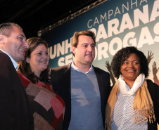 O governador Carlos Massa Ratinho Junior lançou nesta terça-feira (4) a campanha Junho - Paraná sem Drogas, que dedica o mês à ações de conscientização e prevenção ao uso de entorpecentes.   -  Curitiba, 04/06/2019  -  Foto: Rodrigo Felix Leal/ANPr