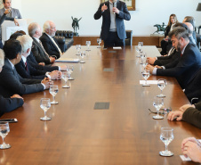 O governador Carlos Massa Ratinho Junior libera recursos para bolsas de pesquisa e extensão, para pesquisadores das universidades e institutos de pesquisa do Paraná.Curitiba, 04-06-19.Foto: Rodrigo Félix Leal/ANPr