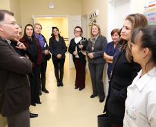 A Secretaria de Estado da Saúde e o Hospital do Trabalhador (HT) apresentaram a profissionais e entidades de classe a proposta de incorporação do Centro Hospitalar de Reabilitação Ana Carolina Moura Xavier (CHR) ao HT. A ideia é otimizar os recursos disponíveis e sub-utilizados no Centro de Reabilitação e complementar a assistência já oferecida pelo HT.  Foto: Clevis Massolla/SESA