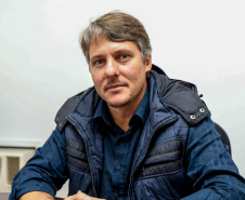 Delegado Ítalo Biancardi Neto da Divisão Estadual de Narcóticos - DENARC.  Curitiba, 29/05/2019 -  Foto: Geraldo Bubniak/ANPr