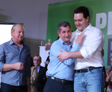 O governador Carlos Massa Ratinho Junior anunciou nesta quinta-feira (13) o investimento de 26.963.670,76 para benefícios à população de São José dos Pinhais, na Região Metropolitana de Curitiba.  -  São José dos Pinhais, 13/06/2019  -  Foto: Rodrigo Félix Leal/ANPr