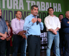 O governador Carlos Massa Ratinho Junior anunciou nesta quinta-feira (13) o investimento de 26.963.670,76 para benefícios à população de São José dos Pinhais, na Região Metropolitana de Curitiba.  -  São José dos Pinhais, 13/06/2019  -  Foto: Gilson Abreu/ANPr