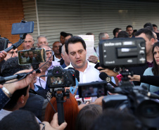 O governador Carlos Massa Ratinho Junior anunciou nesta quinta-feira (13) o investimento de 26.963.670,76 para benefícios à população de São José dos Pinhais, na Região Metropolitana de Curitiba.  -  São José dos Pinhais, 13/06/2019  -  Foto: Gilson Abreu/ANPr