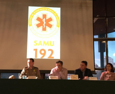 Siate e Samu simulam exercício de atendimento a múltiplas vítimas  -  Curitiba, 14/06/2019  -  Foto:  Divulgação SESA